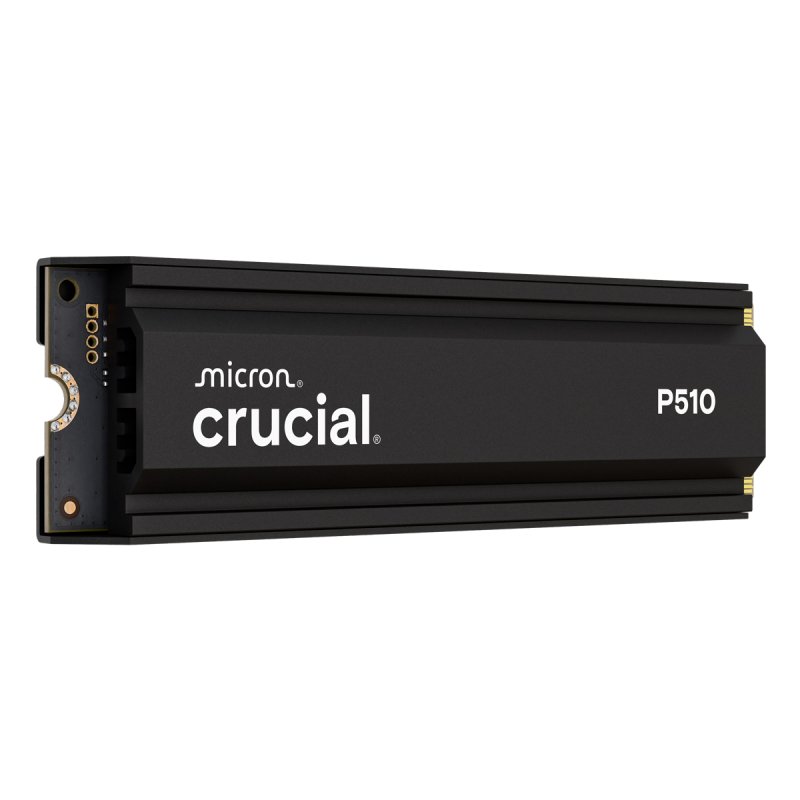 Crucial P510 Heatsink SSD 2TB M.2 2280 PCIe Gen5 NVMe Internes Solid-State-Module mit Kühlkörper