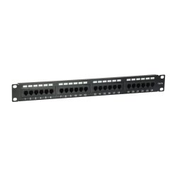 Equip 24-Port Cat.5e Unshielded Patch Panel, Black