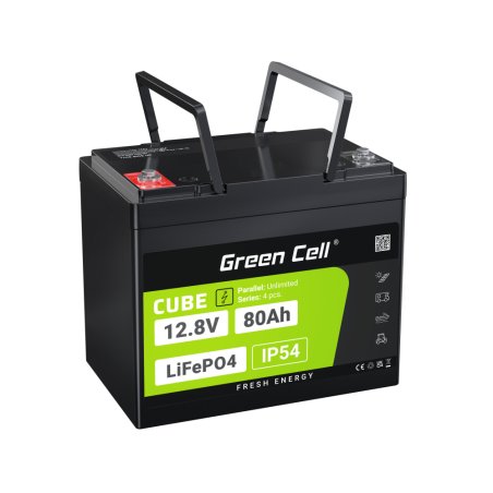 Green Cell LFPGC12V80AH UPS battery Lithium Iron Phosphate (LiFePO4) 12.8 V