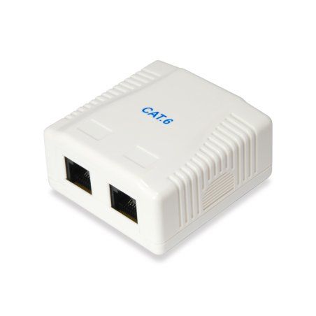 Equip 235214 boitier de prise de courant RJ-45 Blanc