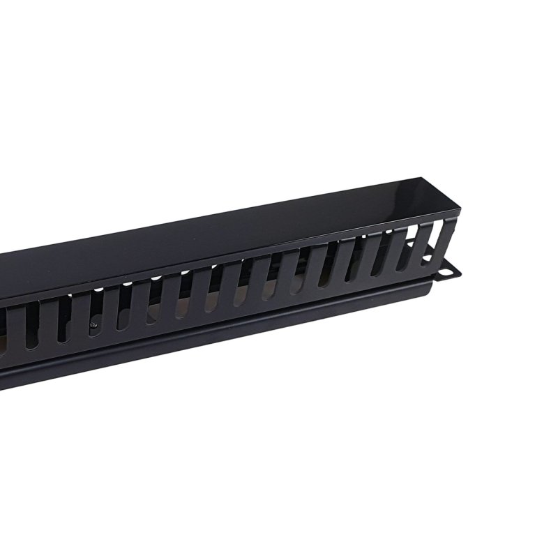 Equip 19" Rack Mount Cable Management Panel, Black