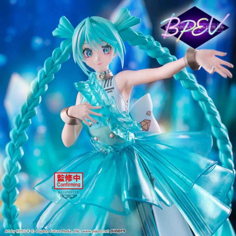HATSUNE MIKU - Emerald Gem - Figurine Clearluxe 28cm