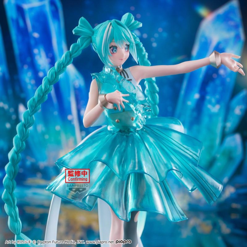 HATSUNE MIKU - Emerald Gem - Figurine Clearluxe 28cm