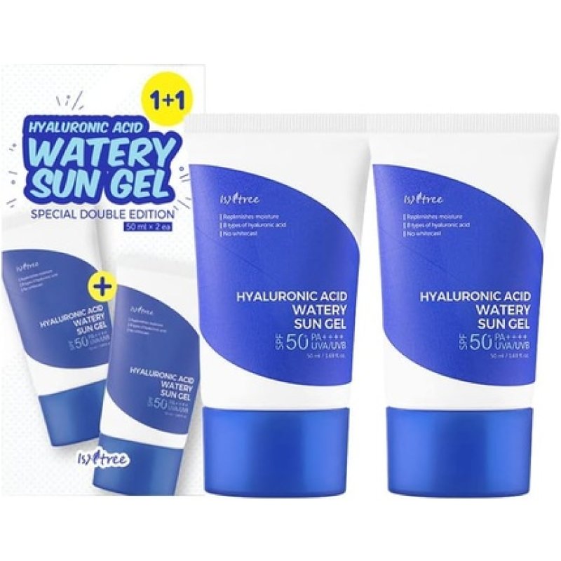 Isntree Hyaluronic Acid Watery Sun Gel 50ml - Pack of 2