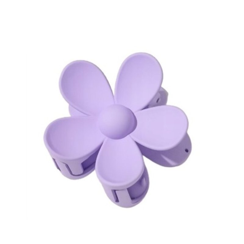 Ecarla Hair Clip Flower Purple
