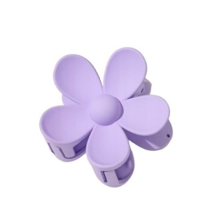 Ecarla Hair Clip Flower Purple