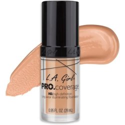 L.A. Girl Pro Coverage Liquid Foundation 0.95 Fluid Ounce GLM643 Porcelain