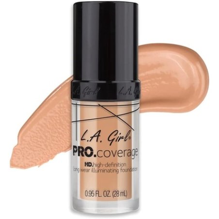 L.A. Girl Pro Coverage Liquid Foundation 0.95 Fluid Ounce GLM643 Porcelain