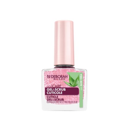 Deborah Milano Gel Nail Polish & Cuticle Scrub With Aloe Vera