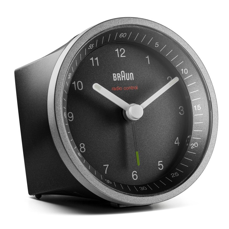 Braun BC07 Quartz alarm clock Black