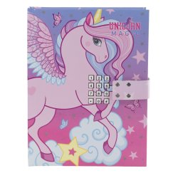Tinka - Diary with code lock - Pegasus (8-802173)