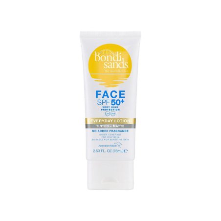 Bondi Sands - Everyday Matte Tinted Face Lotion - SPF 50 - 75 ml