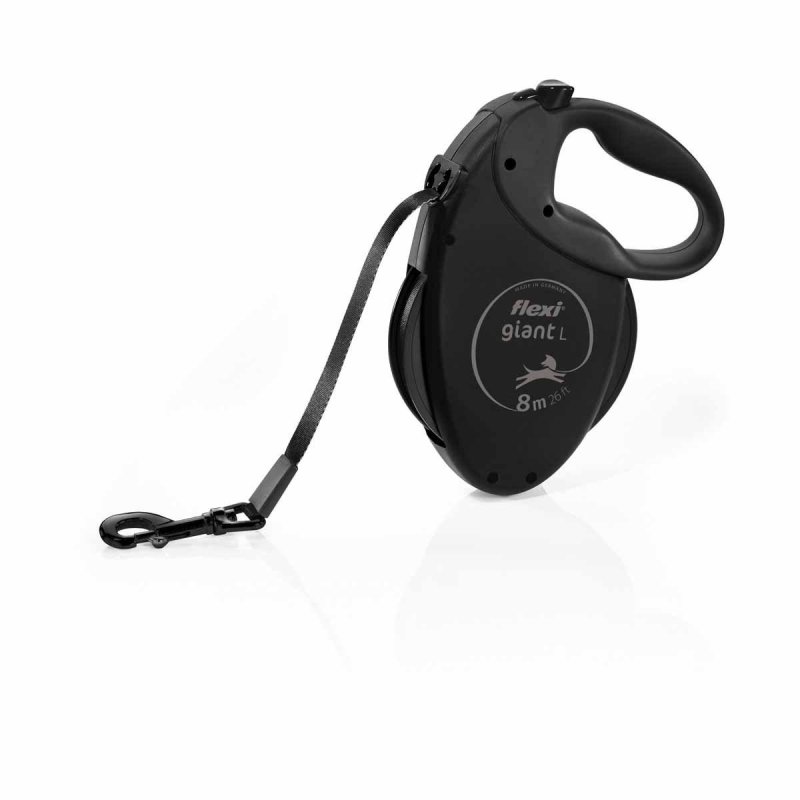 Flexi - Flexi Leash Giant L Black Edition - 50kg - 8m