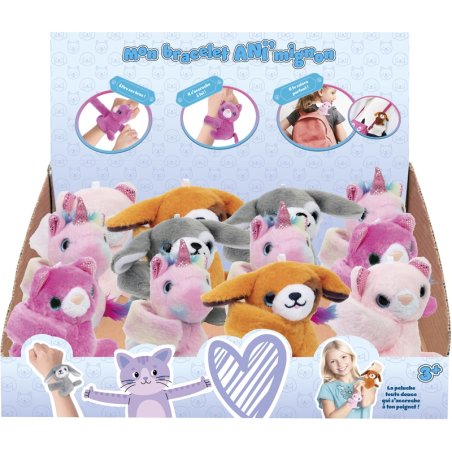 bracelet peluche - assortiment, modèle choisi aléatoirement