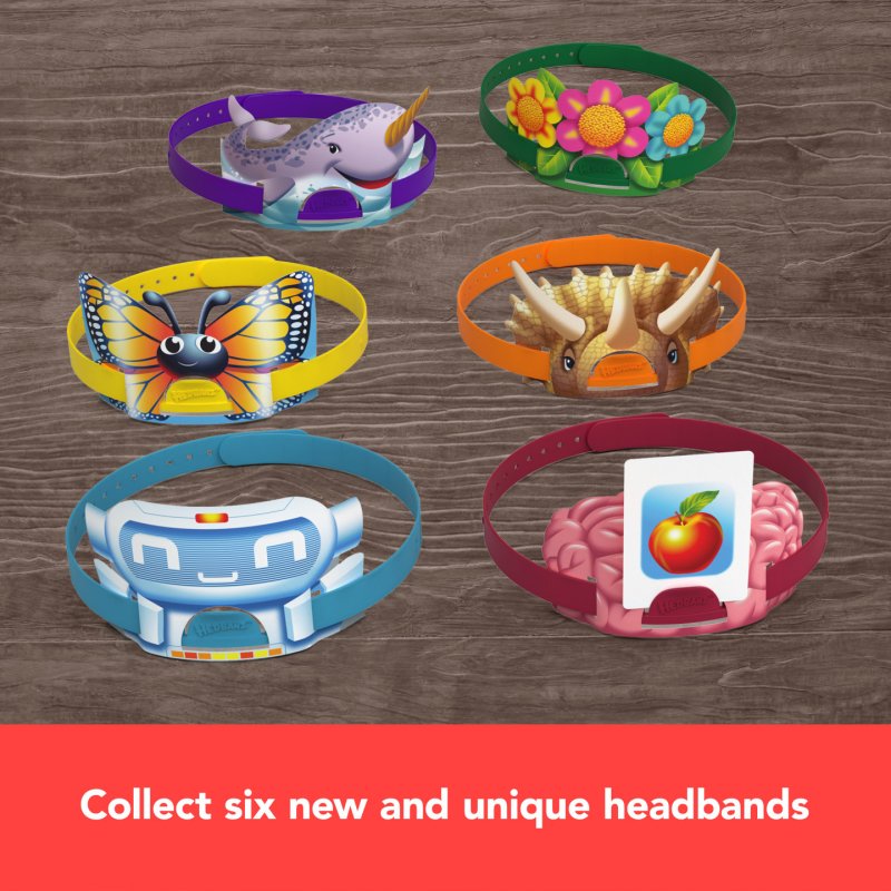 Games Hedbanz 2023 Edition with Brand New Cards Picture Guessing Board Game- Family | for Family Game Night| Kids |