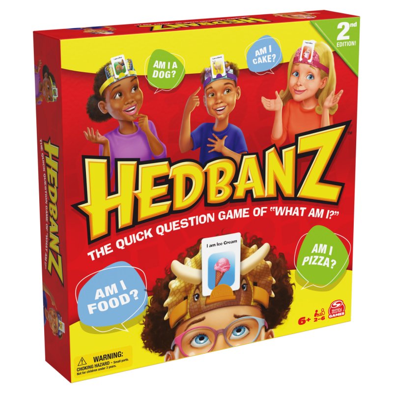 Games Hedbanz 2023 Edition with Brand New Cards Picture Guessing Board Game- Family | for Family Game Night| Kids |