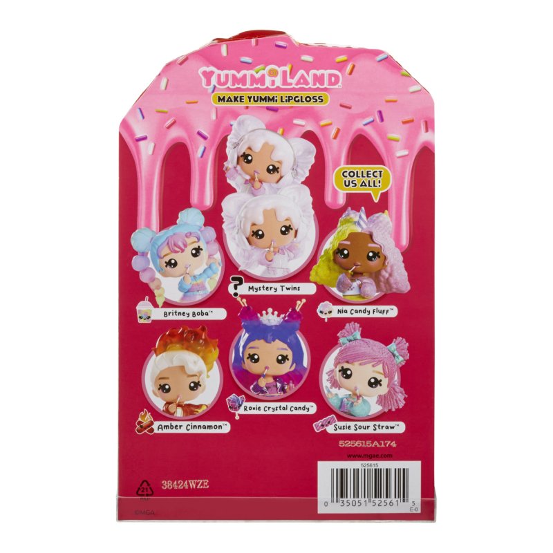 MGA Entertainment Yummiland Lip Gloss Doll Series 2 Mystery Chase Core Asst in PDQ