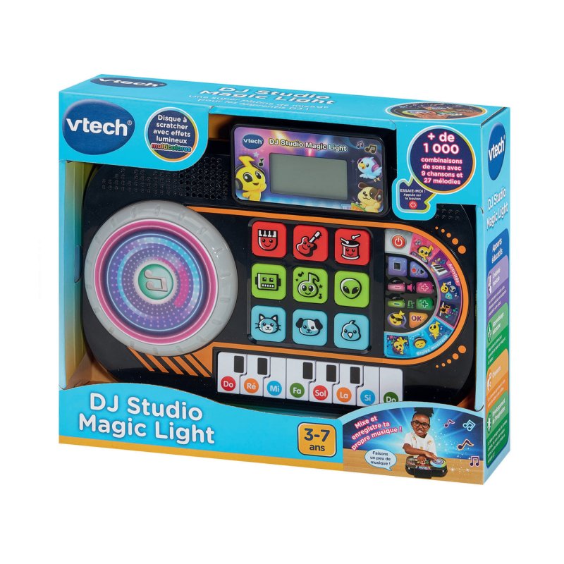 VTech Jouets Electroniques Educatifs DJ STUDIO MAGIC LIGHT