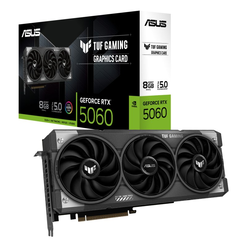 ASUS TUF Gaming TUF-RTX5060-8G-GAMING NVIDIA GeForce RTX 5060 8 Go GDDR7