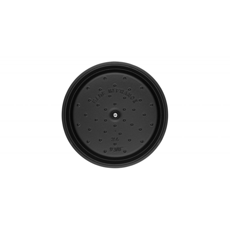 Staub La Cocotte 20cm rund. schwarz. Gusseisen