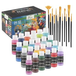 Nassau - Paint acrylic & 12 brushes (AR0765/GE)