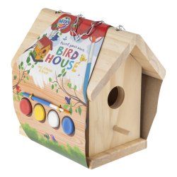 Moxy - Birdhouse wood incl. 4 paints & brush (620013)