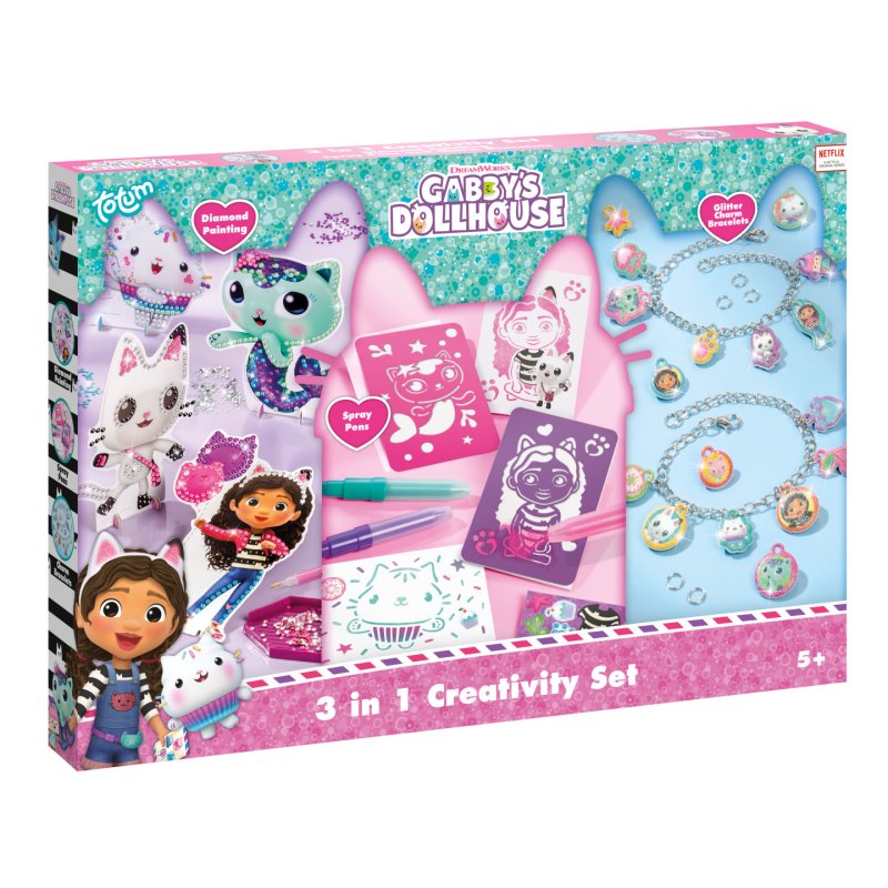 Totum - Gabby's Dollhouse 3 in 1 Creative set (TT420366)