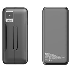 Leotec LEPOW20W22K power bank Lithium Polymer (LiPo) 20000 mAh Black