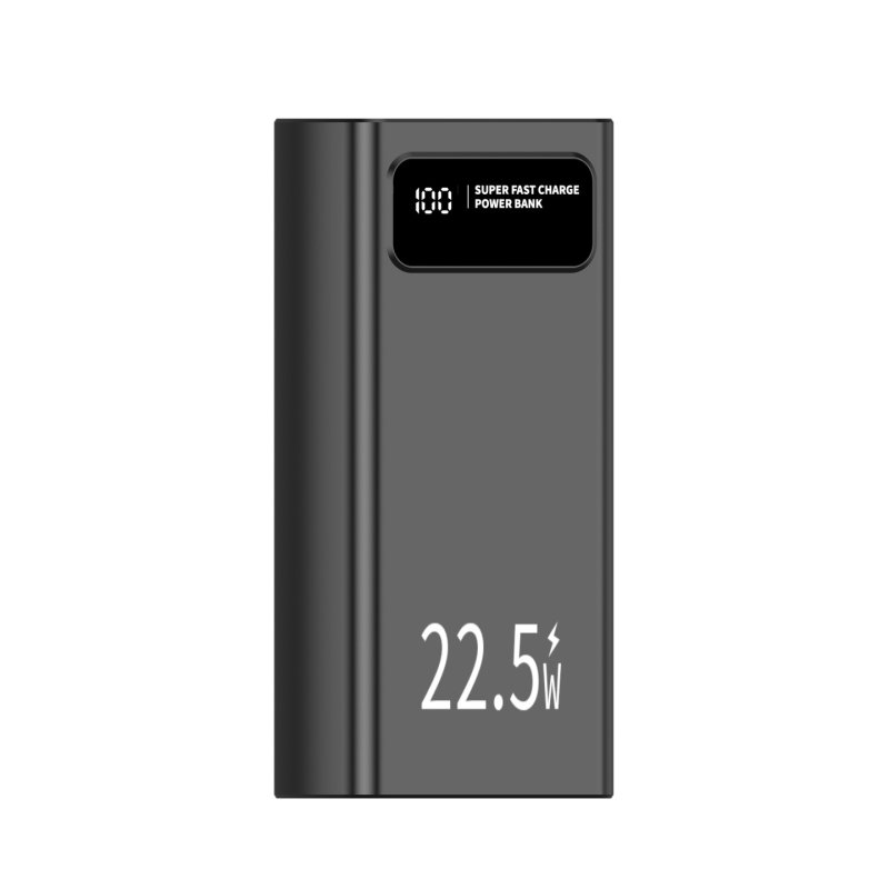 Leotec LEPOW30W22K banque d'alimentation électrique Lithium Polymère (LiPo) 30000 mAh Noir