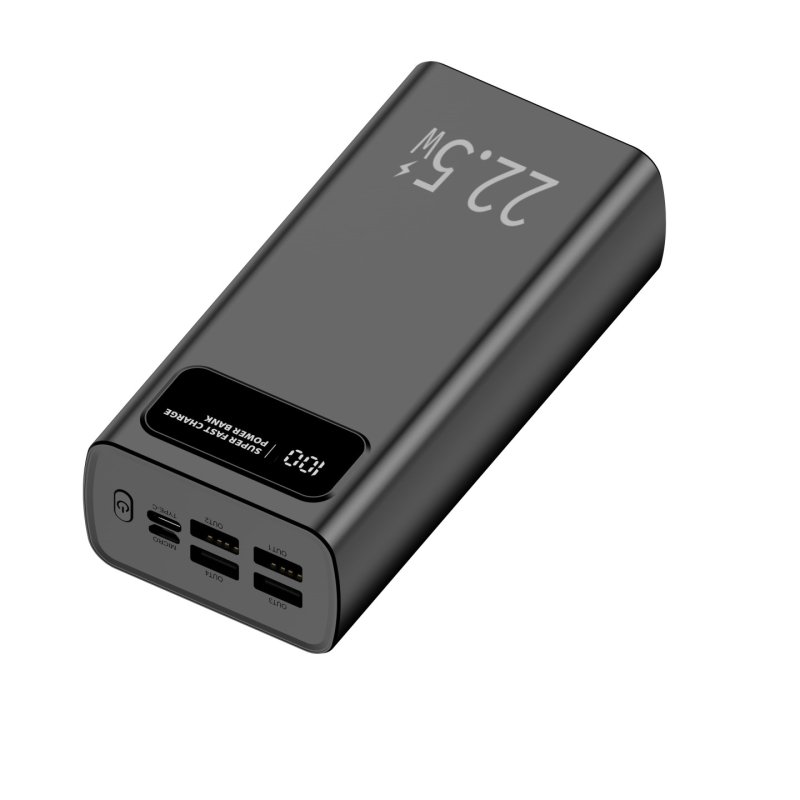 Leotec LEPOW30W22K power bank Lithium Polymer (LiPo) 30000 mAh Black