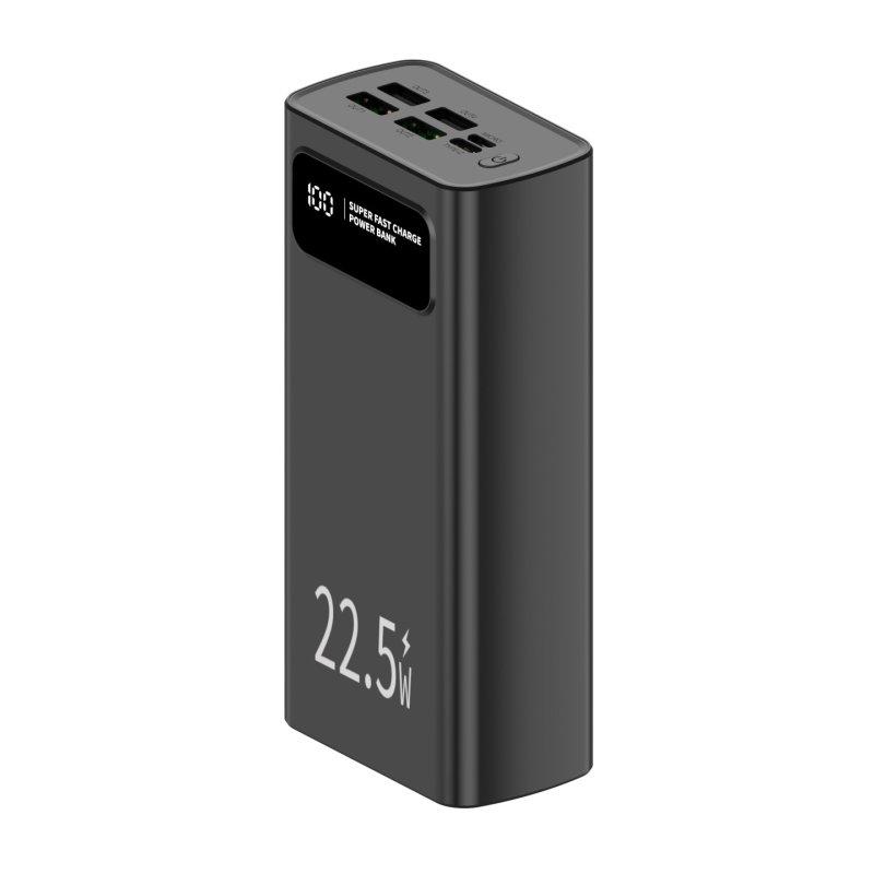 Leotec LEPOW30W22K power bank Lithium Polymer (LiPo) 30000 mAh Black