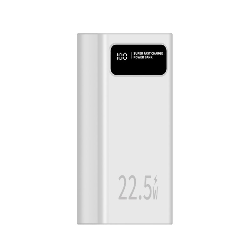 Leotec LEPOW30W22W banque d'alimentation électrique Lithium Polymère (LiPo) 30000 mAh Blanc