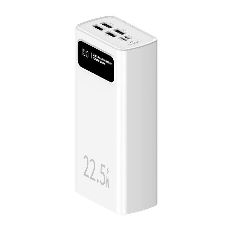Leotec LEPOW30W22W power bank Lithium Polymer (LiPo) 30000 mAh White