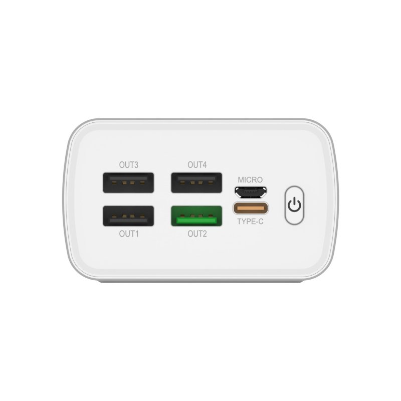 Leotec LEPOW30W22W power bank Lithium Polymer (LiPo) 30000 mAh White