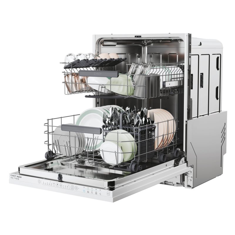 Candy RapidÓ CS 4E7L0W Fully built-in 14 place settings E