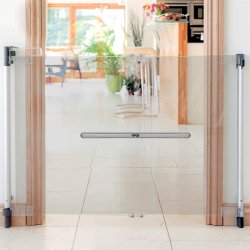 SAFE - SafeGate Clear-View Hardware Mounted Gate (75-100 cm)