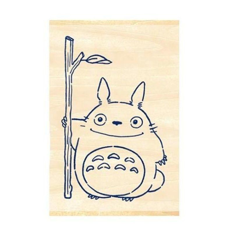 MON VOISIN TOTORO - Totoro - Tampon en bois 2.x3x4.5cm