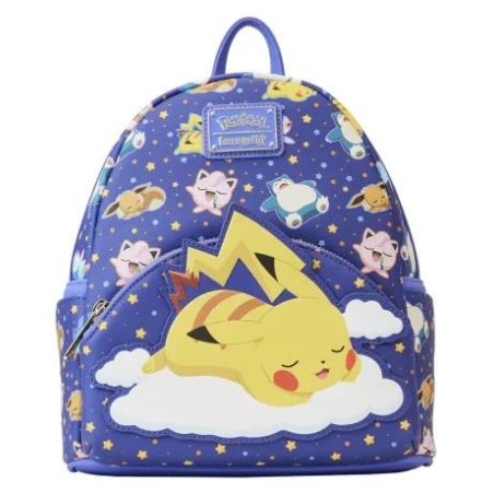 POKEMON - Pikachu et Amis dormant - Mini Sac à Dos LoungeFly