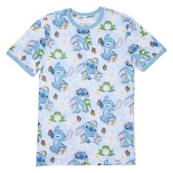 LILO ET STITCH - Springtime Stitch - T-Shirt Unisex Loungefly (XXL)