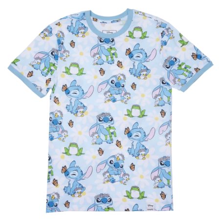 LILO ET STITCH - Springtime Stitch - T-Shirt Unisex Loungefly (M)