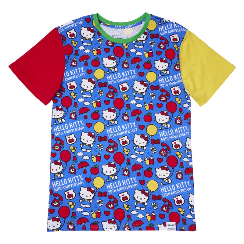 HELLO KITTY - 50ème Anniversaire - T-Shirt Unisex Loungefly (L)