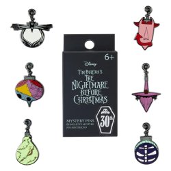 L´étrange Noël de Mr. Jack by Loungefly Pin présentoir pin's émaillés Ornaments 3 cm (12)