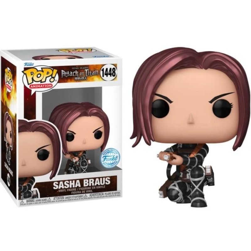 Funko Pop! Animation: Attack on Titan - Sasha Braus (Metallic) - Special Edition