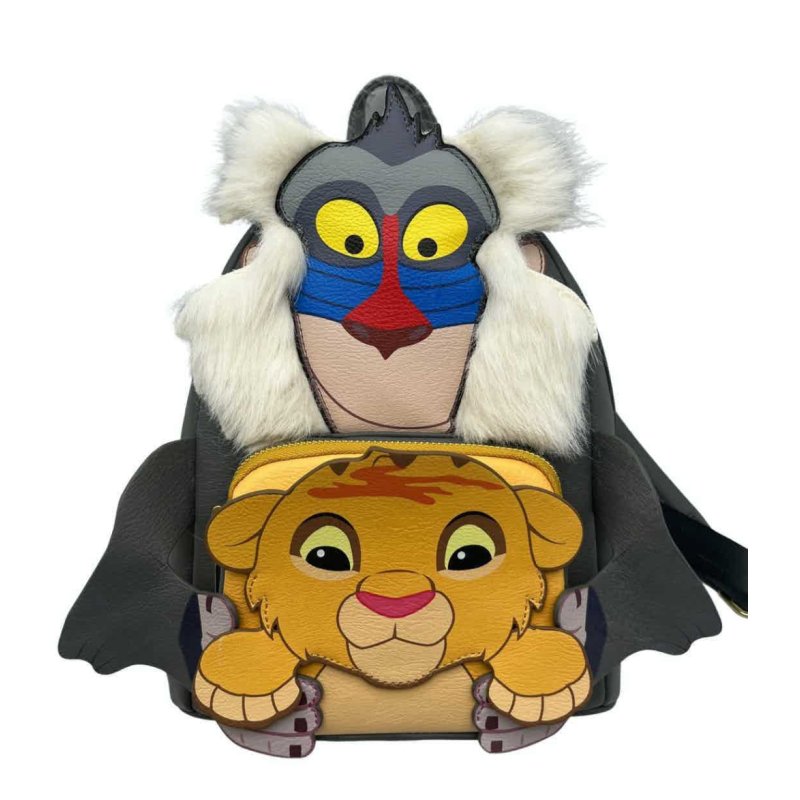 LE ROI LION - Simba et Rafiki - Mini Sac à Dos LoungeFly