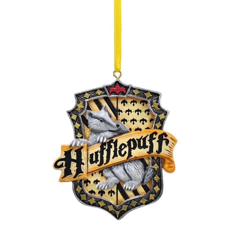 Harry Potter - Ornement à Suspendre écusson de Poufsouffle 8cm