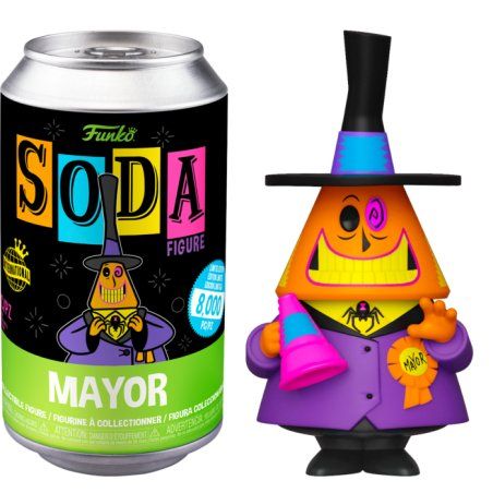 NBX - POP Vinyl Soda - Mayor (Blacklight) w/Chase (IE)