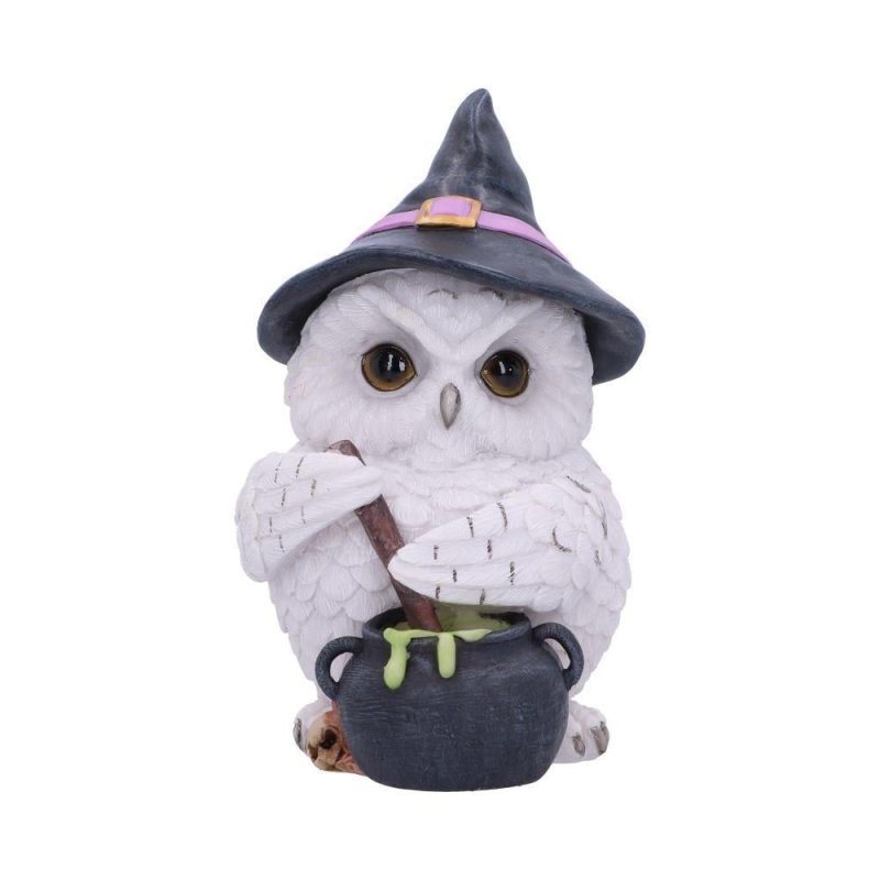 Figurine de collection Hibou faisant une potion 17.5cm
