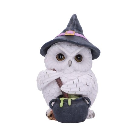 Figurine de collection Hibou faisant une potion 17.5cm
