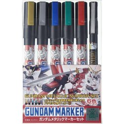 GUNDAM - Gundam Marker GMS-121 Metallic Set