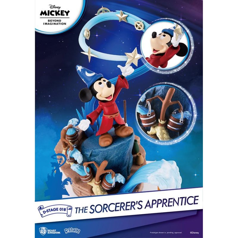 Mickey Beyond Imagination diorama PVC D-Stage The Sorcerer's Apprentice 15 cm